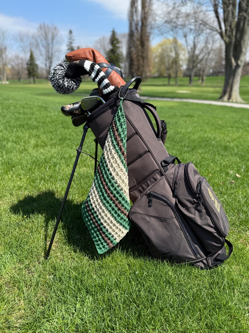 The Jumbo Waffle Crochet Golf&nbsp;Towel